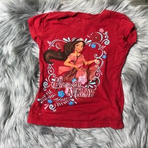 Disney Elena of Avalor red shirt XS 4/5